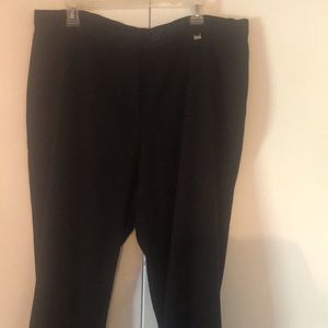 Woman’s TanJay black career plus size dress slack pants